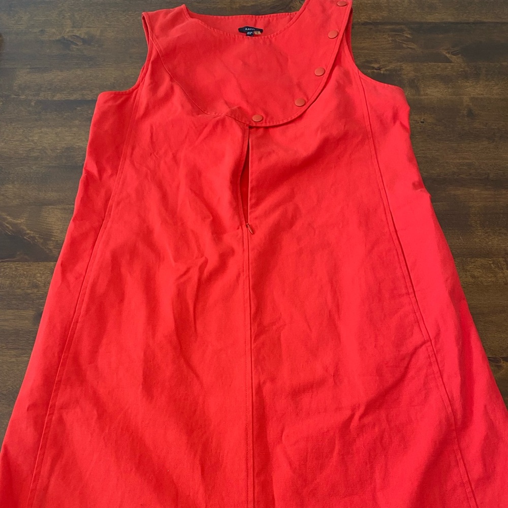 Anthropologie Raoul Sixties Shift Dress Orange Sz 8 NWT